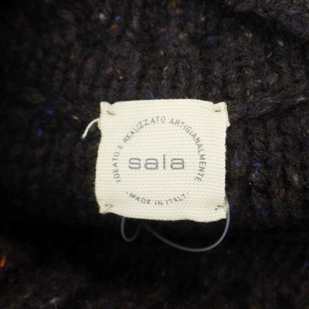 【中古】サラ SALA ウール ハイネック プルオーバーニット ブラック系【 2 】【 状態ランクB 】【 メンズ 】 [EPD]