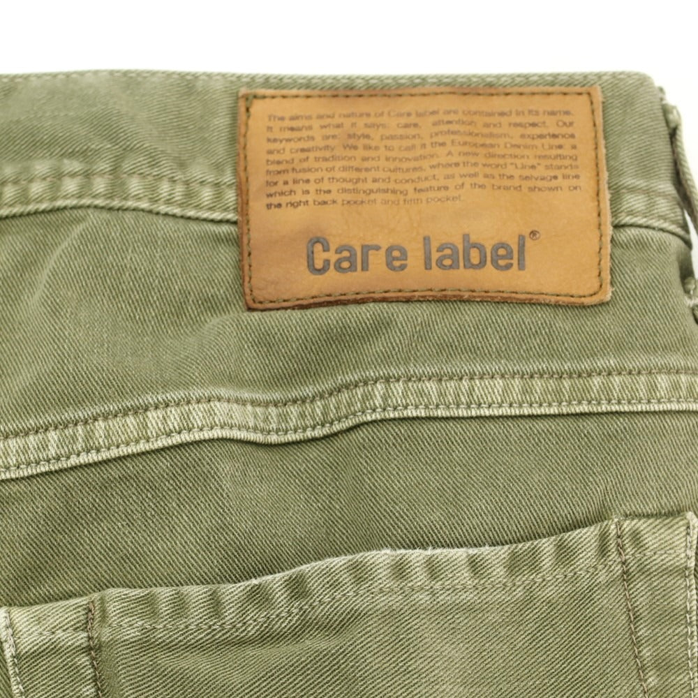 【中古】ケアレーベル Care label ジーンス デニムパンツ ミリタリーグリーン【 30 】【 状態ランクB 】【 メンズ 】