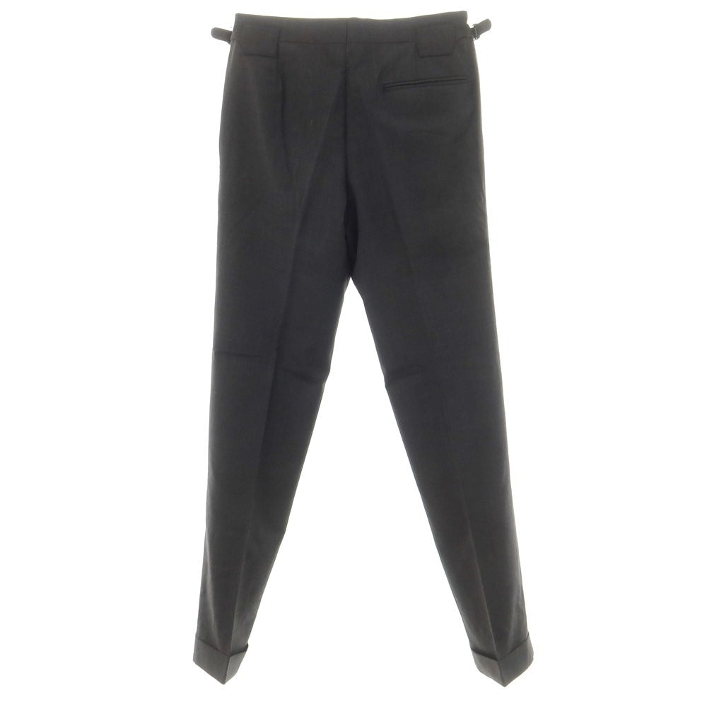 【中古】イガラシトラウザーズ 五十嵐 IGARASHI TROUSERS BEAMS F別注 ウール ドレススラックスパンツ チャコールグレー【 44 】【 状態ランクB 】【 メンズ 】