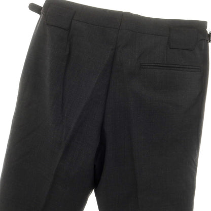 【中古】イガラシトラウザーズ 五十嵐 IGARASHI TROUSERS BEAMS F別注 ウール ドレススラックスパンツ チャコールグレー【 44 】【 状態ランクB 】【 メンズ 】