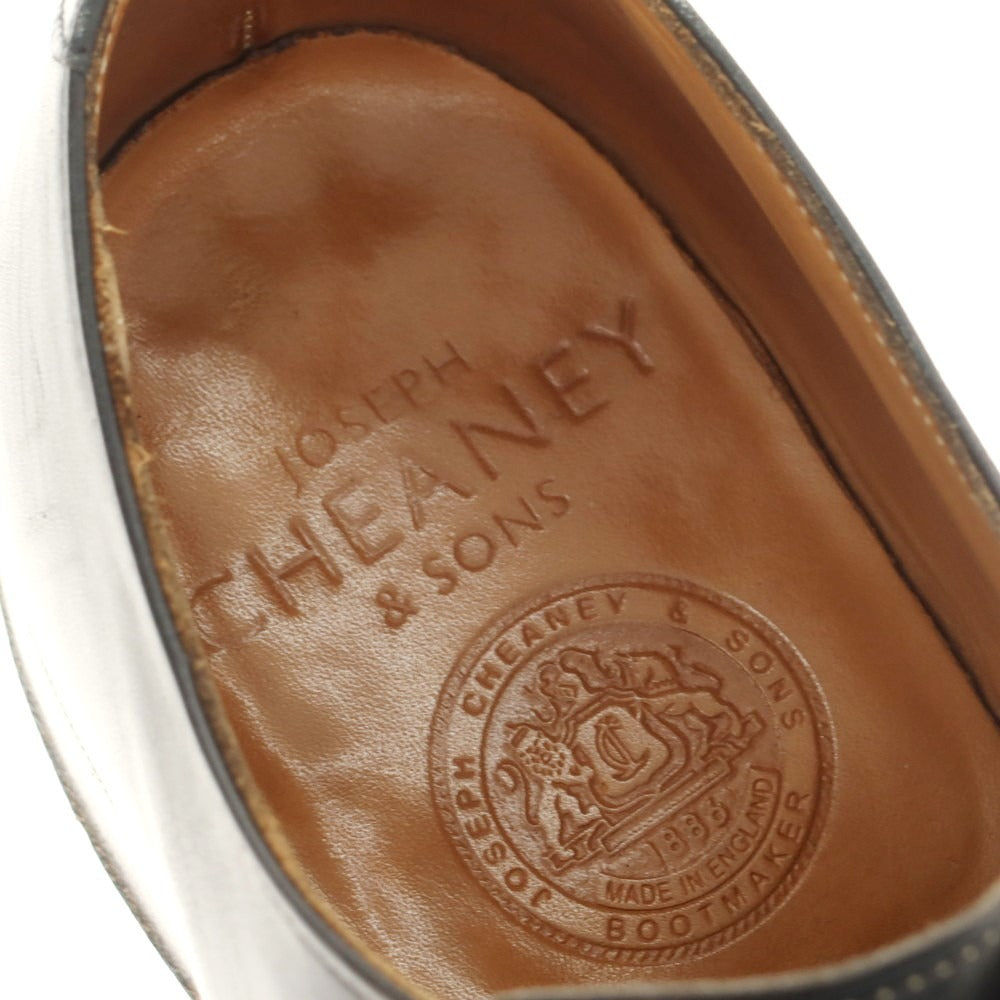 【中古】チーニー CHEANEY LIME ストレートチップ ドレスシューズ ブラック【 6 1/2 F 】【 状態ランクC 】【 メンズ 】