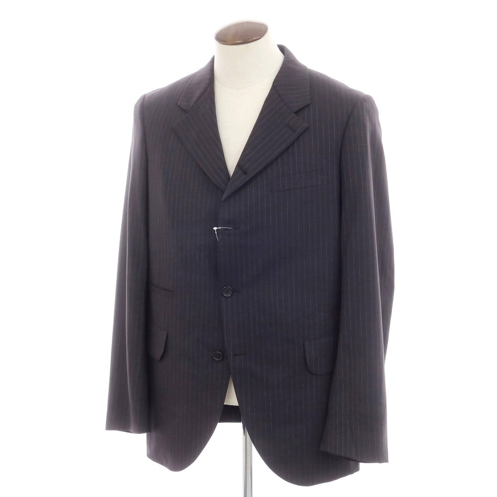 [Used] COMME des GARCONS HOMME DEUX 2024 Spring/Summer Wool Striped Tailored Jacket Black x Grey [L] [Condition Rank A] [Men&