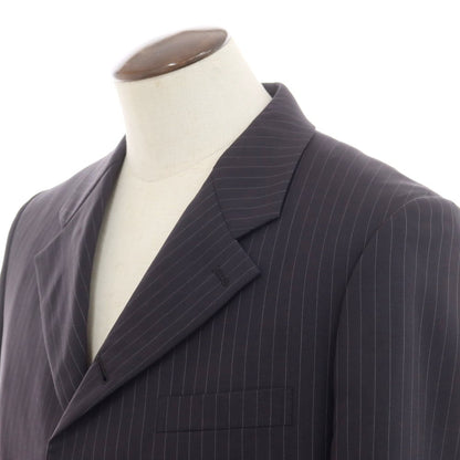 [Used] COMME des GARCONS HOMME DEUX 2024 Spring/Summer Wool Striped Tailored Jacket Black x Grey [L] [Condition Rank A] [Men&