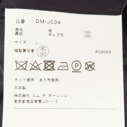 [Used] COMME des GARCONS HOMME DEUX 2024 Spring/Summer Wool Striped Tailored Jacket Black x Grey [L] [Condition Rank A] [Men&