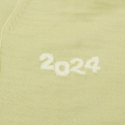 【中古】コムデギャルソンシャツ COMME des GARCONS SHIRT 2024年春夏 ハイゲージ ウール系 カーディガン ライトグリーン【 表記なし（M位） 】【 状態ランクA 】【 メンズ 】