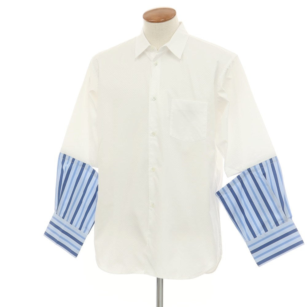 【中古】コムデギャルソンシャツ COMME des GARCONS SHIRT 2024年春夏 コットン レギュラーカラー カジュアルシャツ ホワイト【 M 】【 状態ランクA 】【 メンズ 】