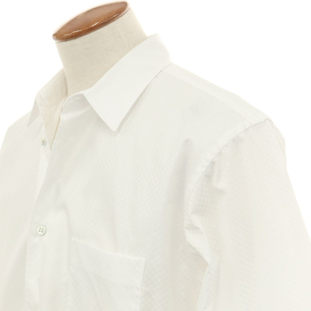 【中古】コムデギャルソンシャツ COMME des GARCONS SHIRT 2024年春夏 コットン レギュラーカラー カジュアルシャツ ホワイト【 M 】【 状態ランクA 】【 メンズ 】