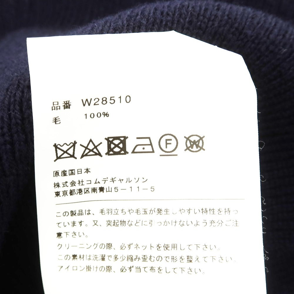 【中古】コムデギャルソンシャツ COMME des GARCONS SHIRT 2020年秋冬 ウール プルオーバーニット ダークネイビー【 X 】【 状態ランクB 】【 メンズ 】