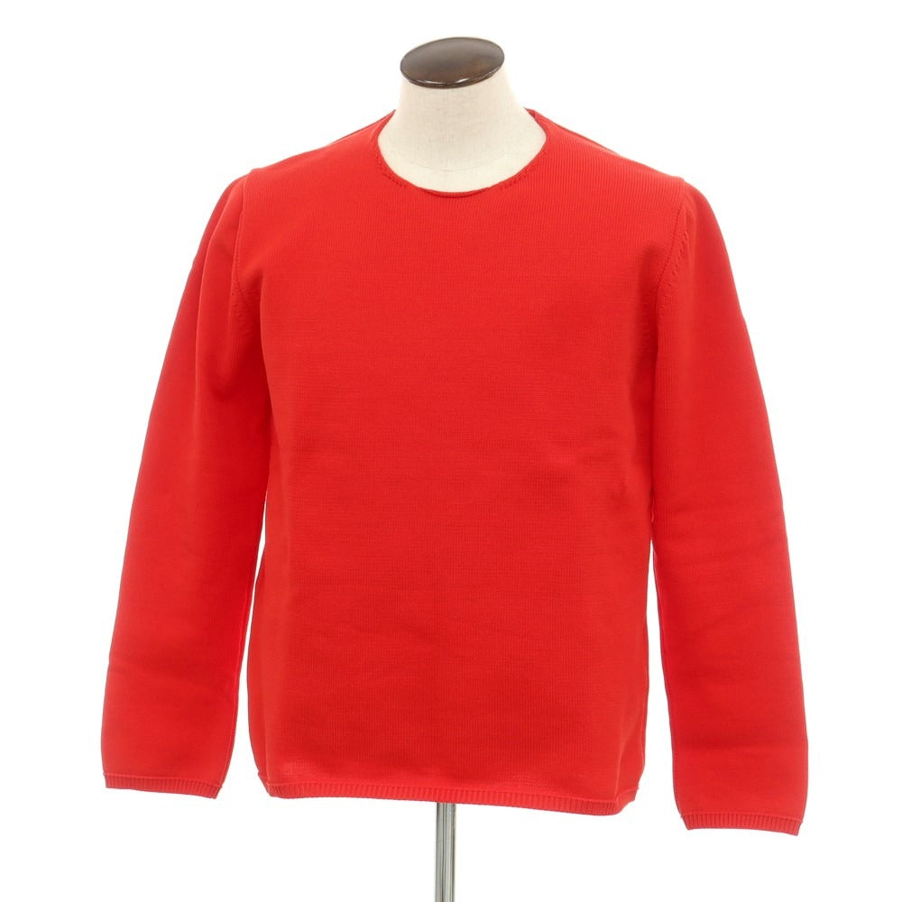 【中古】コムデギャルソンシャツ COMME des GARCONS SHIRT 2019年秋冬 ポリエステル クルーネック プルオーバーニット レッド【 X 】【 状態ランクB 】【 メンズ 】