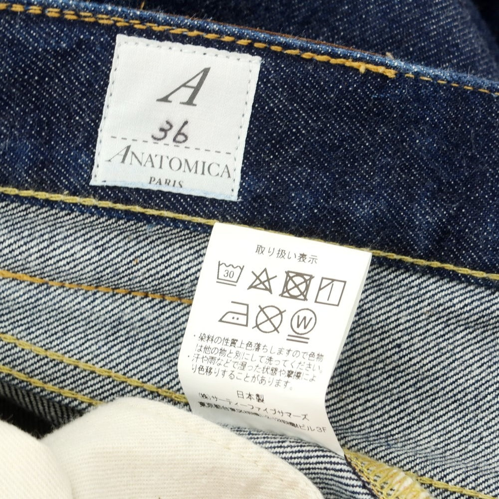 【中古】アナトミカ ANATOMICA コットン ジーンズ デニムパンツ ネイビー【 36 】【 状態ランクB 】【 メンズ 】