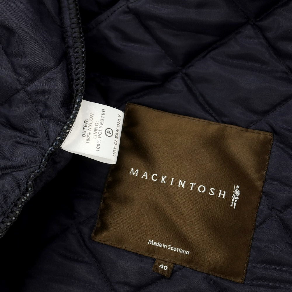 【中古】マッキントッシュ Mackintosh ナイロン キルティングブルゾン ネイビー【 40 】【 状態ランクB 】【 メンズ 】