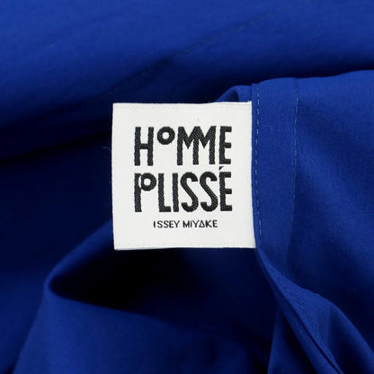 【中古】オム プリッセ イッセイミヤケ HOMME PLISSE ISSEY MIYAKE 2024年秋冬 SE SHIRT スタンドカラー カジュアルシャツ ブルー【 表記なし（L位） 】【 状態ランクB 】【 メンズ 】