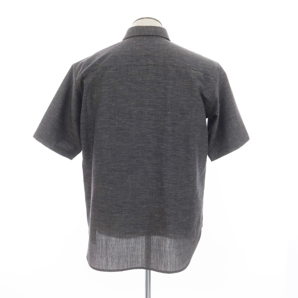 【中古】アイム メン IM MEN 2024年春夏 HYBRID SHIRT 半袖シャツ ダークグレー【 表記なし（Ｌ位） 】【 状態ランクA 】【 メンズ 】