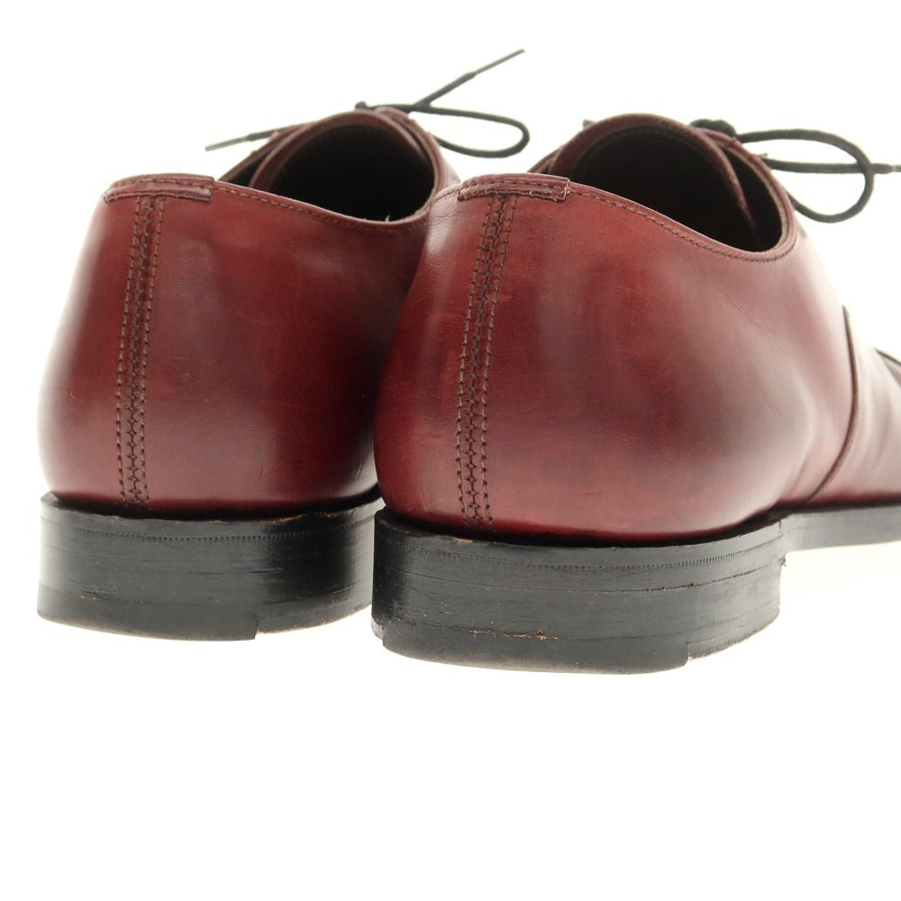 【中古】グレンソン GRENSON クォーターブローグ ドレスシューズ バーガンディ【 7 1/2E 】【 状態ランクB 】【 メンズ 】