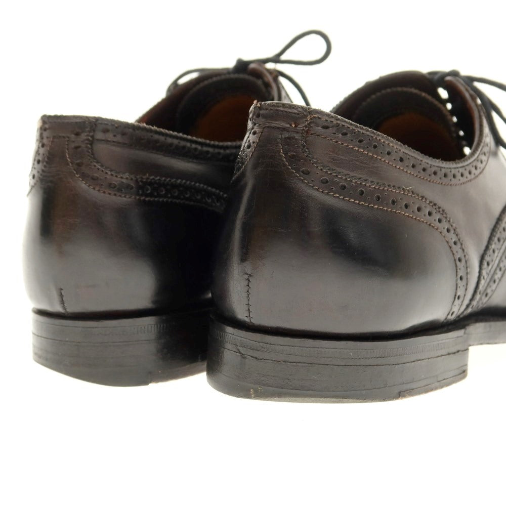 【中古】グレンソン GRENSON クォーターブローグ ドレスシューズ ブラック【 6 1/2 D 】【 状態ランクC 】【 メンズ 】