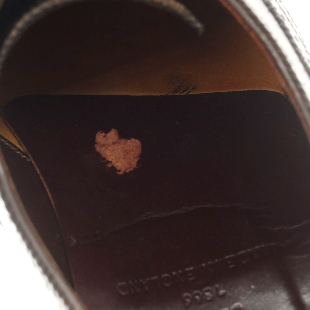 【中古】グレンソン GRENSON クォーターブローグ ドレスシューズ ブラック【 6 1/2 D 】【 状態ランクC 】【 メンズ 】