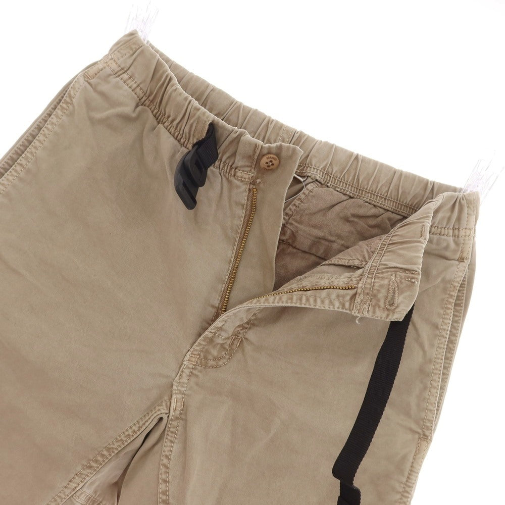 【中古】グラミチ Gramicci ストレッチ コットン ショートパンツ ライトブラウン【 S 】【 状態ランクC 】【 メンズ 】