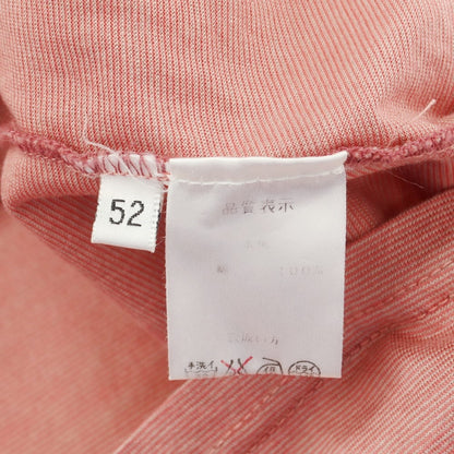 【中古】ジレリブルーニ Girelli Bruni コットン ボーダー クルーネック 半袖Ｔシャツ ピンク【 52 】【 状態ランクB 】【 メンズ 】