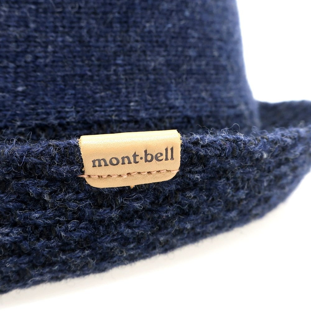 【中古】モンベル mont-bell ウール ハット 帽子 ネイビー【 M 】【 状態ランクB 】【 メンズ 】