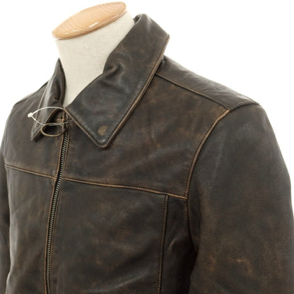 【中古】オールセインツ AllSaints シープレザー ジップアップ レザーブルゾン ブラウン【 XS 】【 状態ランクA 】【 メンズ 】
[APD]