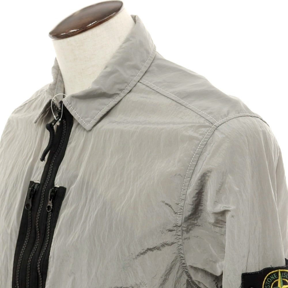 【中古】ストーンアイランド STONE ISLAND ナイロン ジップアップブルゾン グレー系【 L 】【 状態ランクB 】【 メンズ 】