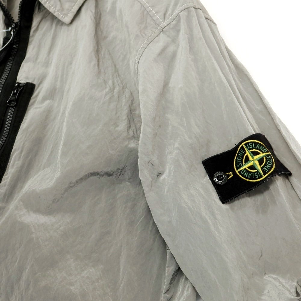 【中古】ストーンアイランド STONE ISLAND ナイロン ジップアップブルゾン グレー系【 L 】【 状態ランクB 】【 メンズ 】