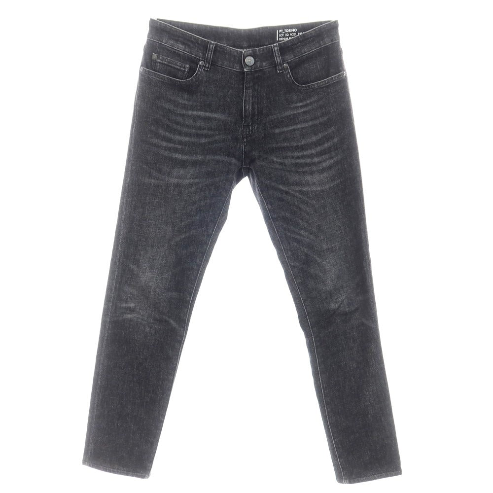 【中古】ピーティートリノ デニム PT TORINO DENIM ジーンズ デニムパンツ ブラック【サイズ30】【BLK】【S/S/A/W】【状態ランクC】【メンズ】