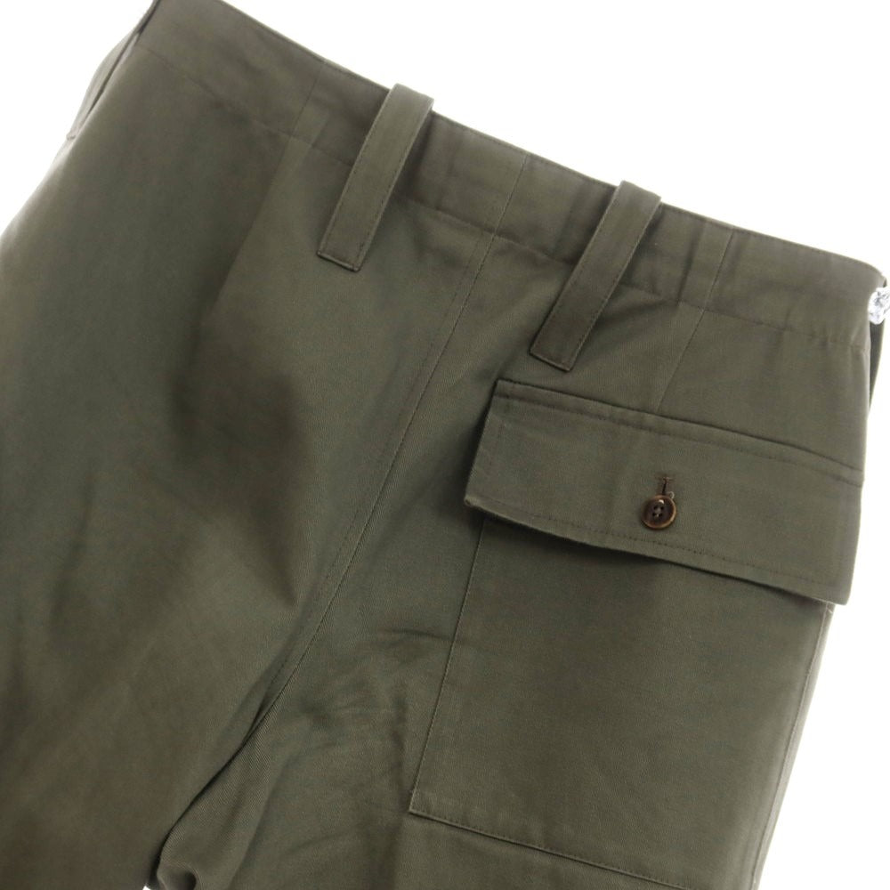 【中古】イガラシトラウザーズ 五十嵐 IGARASHI TROUSERS コットン カーゴパンツ ダークカーキ【サイズオーダー品（44位）】【KAK】【S/S/A/W】【状態ランクB】【メンズ】