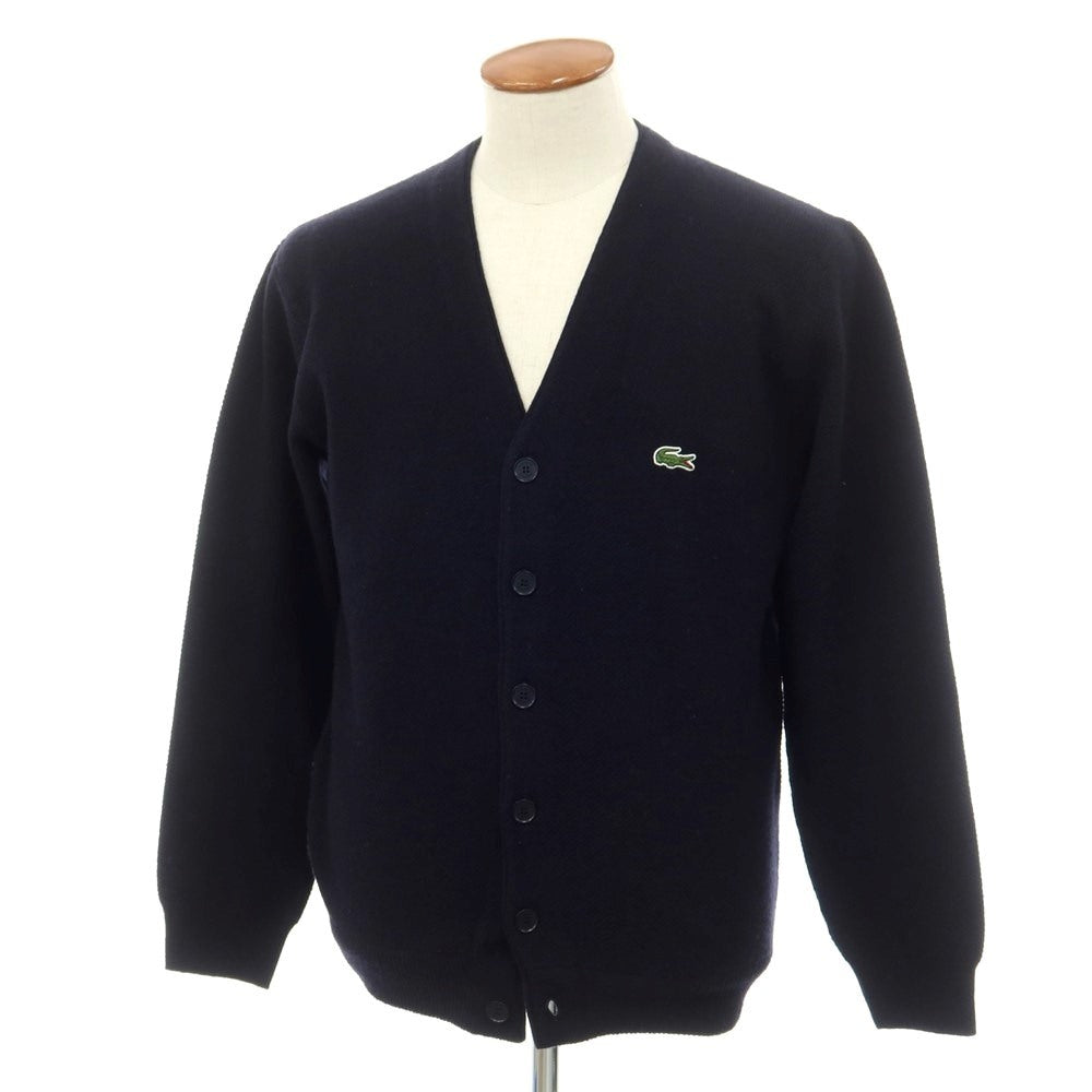 【中古】ラコステ LACOSTE ミドルゲージ ウール カーディガン ダークネイビー【 4 】【 状態ランクB 】【 メンズ 】
[BPD]