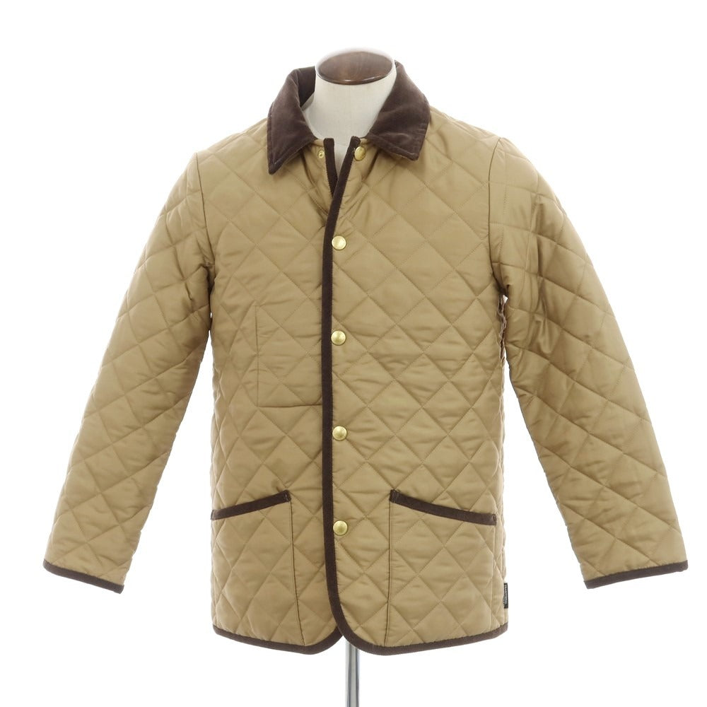 【中古】トラディショナルウェザーウェア Traditional Weatherwear ポリエステル キルティングブルゾン ベージュ【 40 】【 状態ランクA 】【 メンズ 】