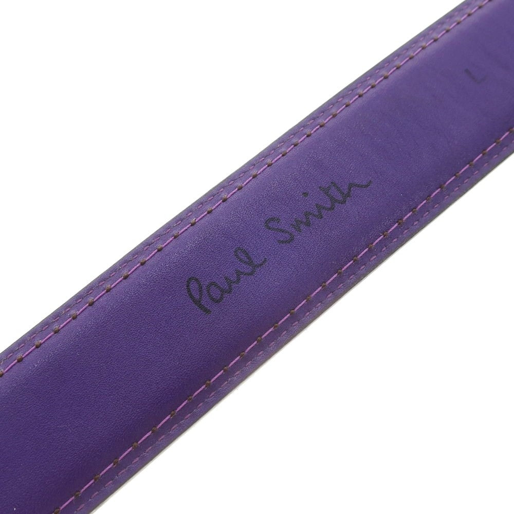 【中古】ポールスミス Paul Smith レザー ベルト ブラウン【 状態ランクC 】【 メンズ 】