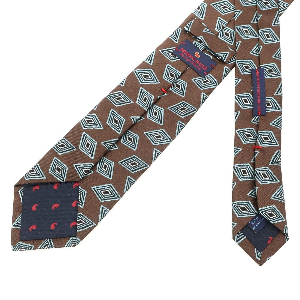 FRANCO BASSI Heritage Collection ネクタイ FRANCO BASSI フランコバッシ 小紋 ブラウン | TIE STATION