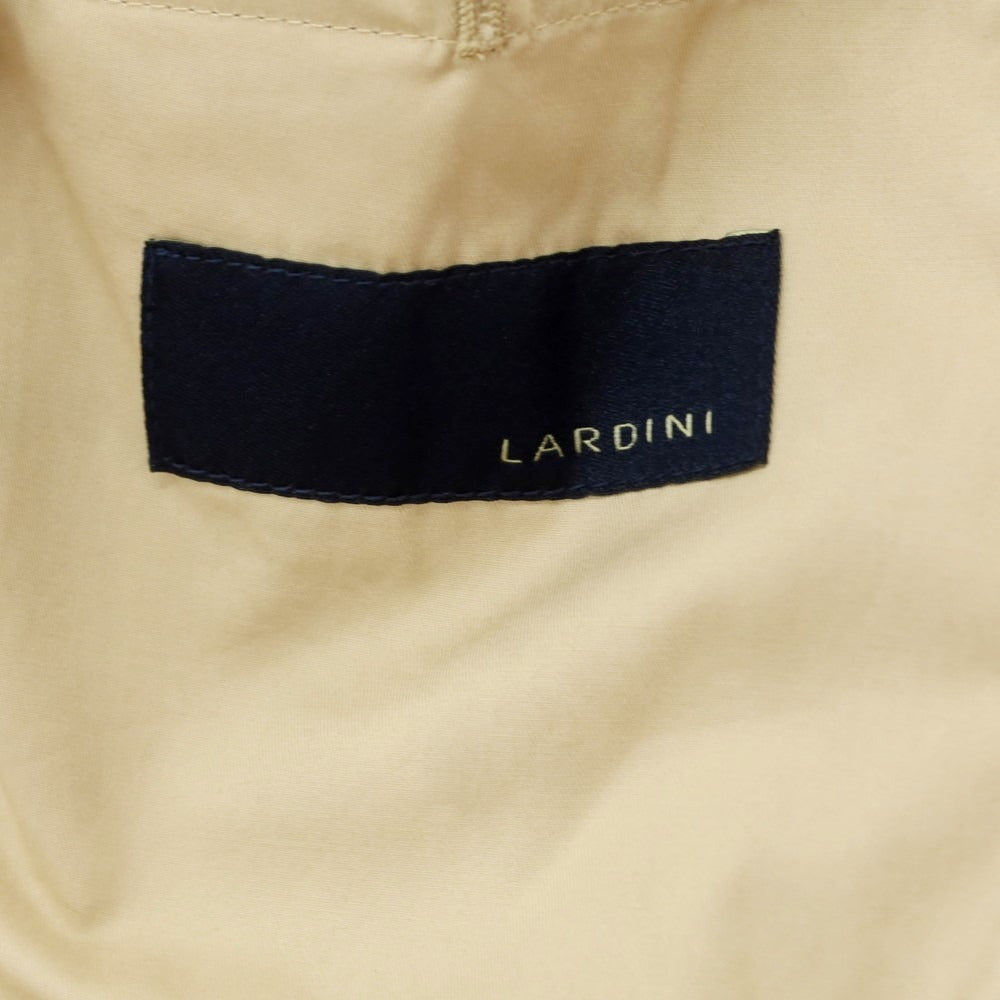 【中古】ラルディーニ LARDINI ツイルコットン 3つボタンスーツ セットアップ ベージュ【 44 】【 状態ランクB 】【 メンズ 】