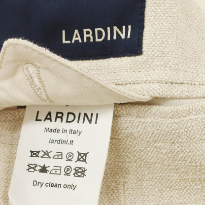 【中古】ラルディーニ LARDINI リネンコットン テーラードジャケット ライトベージュ【 44 】【 状態ランクB 】【 メンズ 】