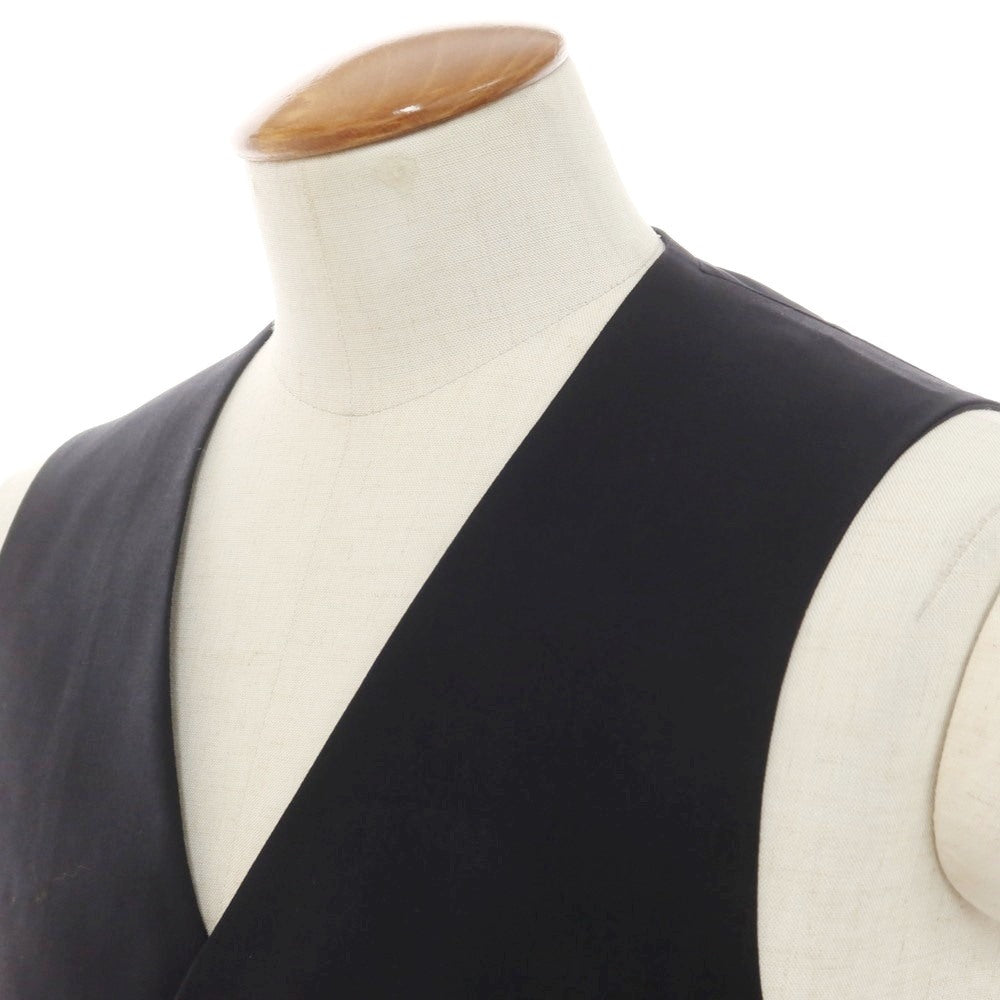 【中古】コムデギャルソン オムドゥ COMME des GARCONS HOMME DEUX 2023年秋冬 ウール ジレ ベスト ブラック【 M 】【 状態ランクA 】【 メンズ 】