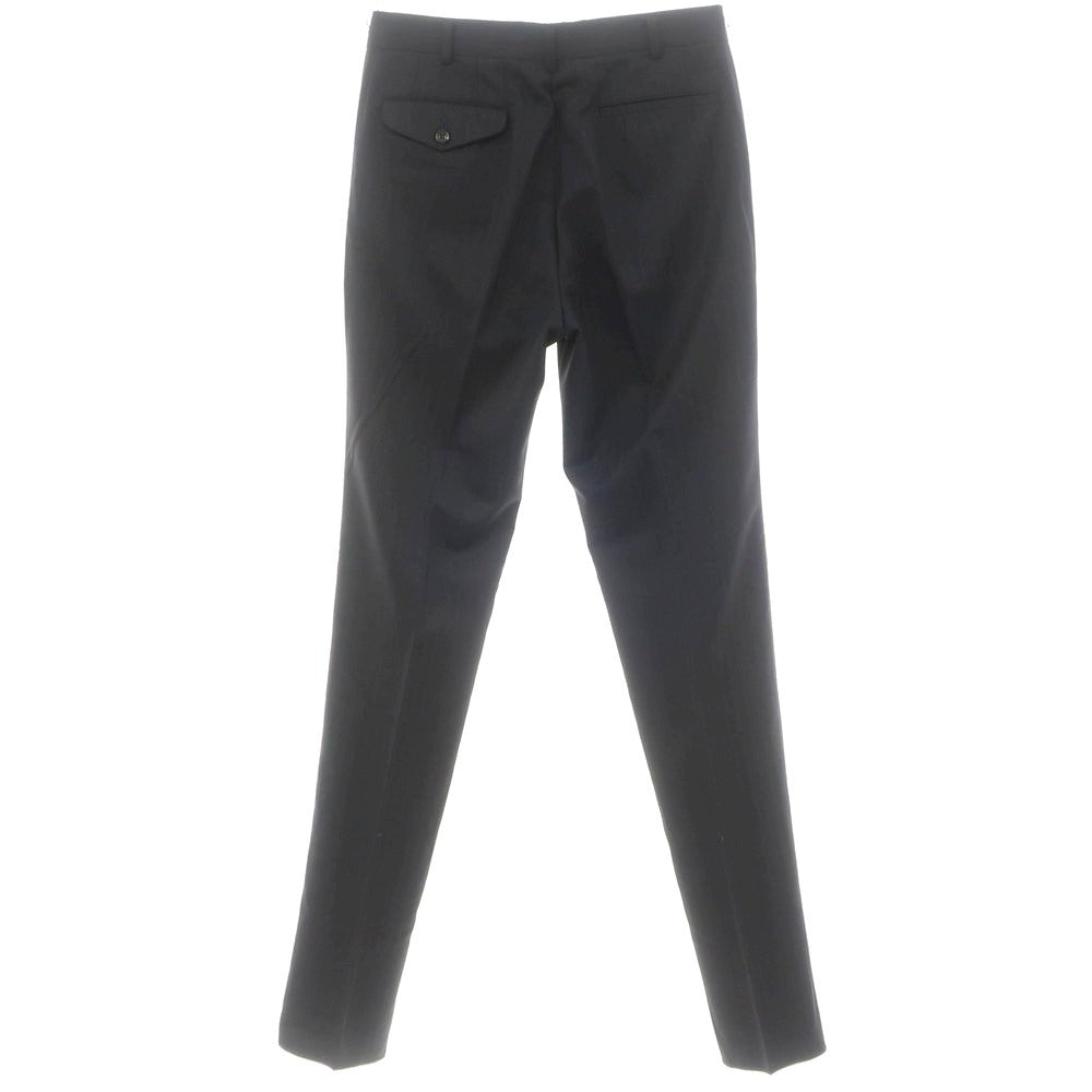 【中古】コムデギャルソン オムドゥ COMME des GARCONS HOMME DEUX 2023年秋冬 ウール ストライプ ドレススラックスパンツ ダークネイビー【 M 】【 状態ランクA 】【 メンズ 】 [EPD]