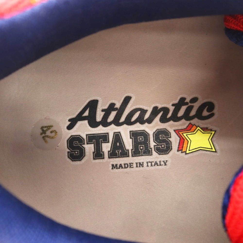 【中古】【未使用】アトランティックスターズ Atlantic STARS POLARIS スニーカー ネイビーxレッド系【 42 】【 状態ランクS 】【 メンズ 】