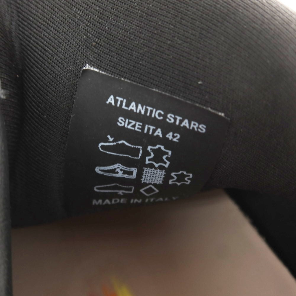 【中古】【未使用】アトランティックスターズ Atlantic STARS URSAE ヌバック スニーカー ブラックxダークグレー【 42 】【 状態ランクS 】【 メンズ 】