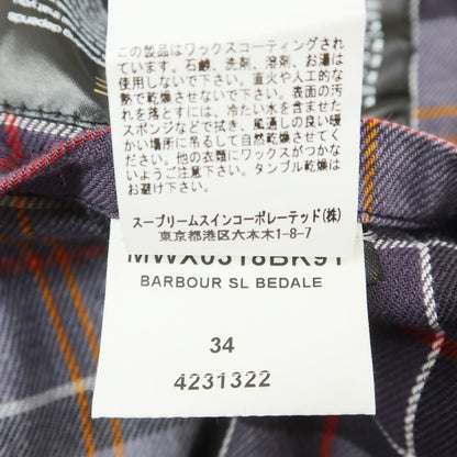 【中古】バブアー Barbour SL BEDALE オイルドコットン ハンティングジャケット フィールドジャケット ブラック【 34 】【 状態ランクB 】【 メンズ 】