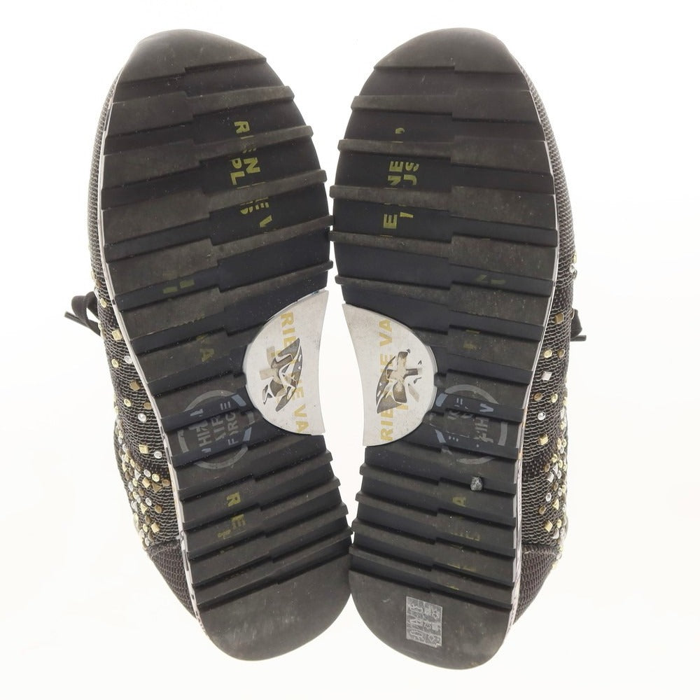 【中古】プレミアータ PREMIATA LUCY スタッズ スニーカー ブラック系【 40 】【 状態ランクB 】【 メンズ 】