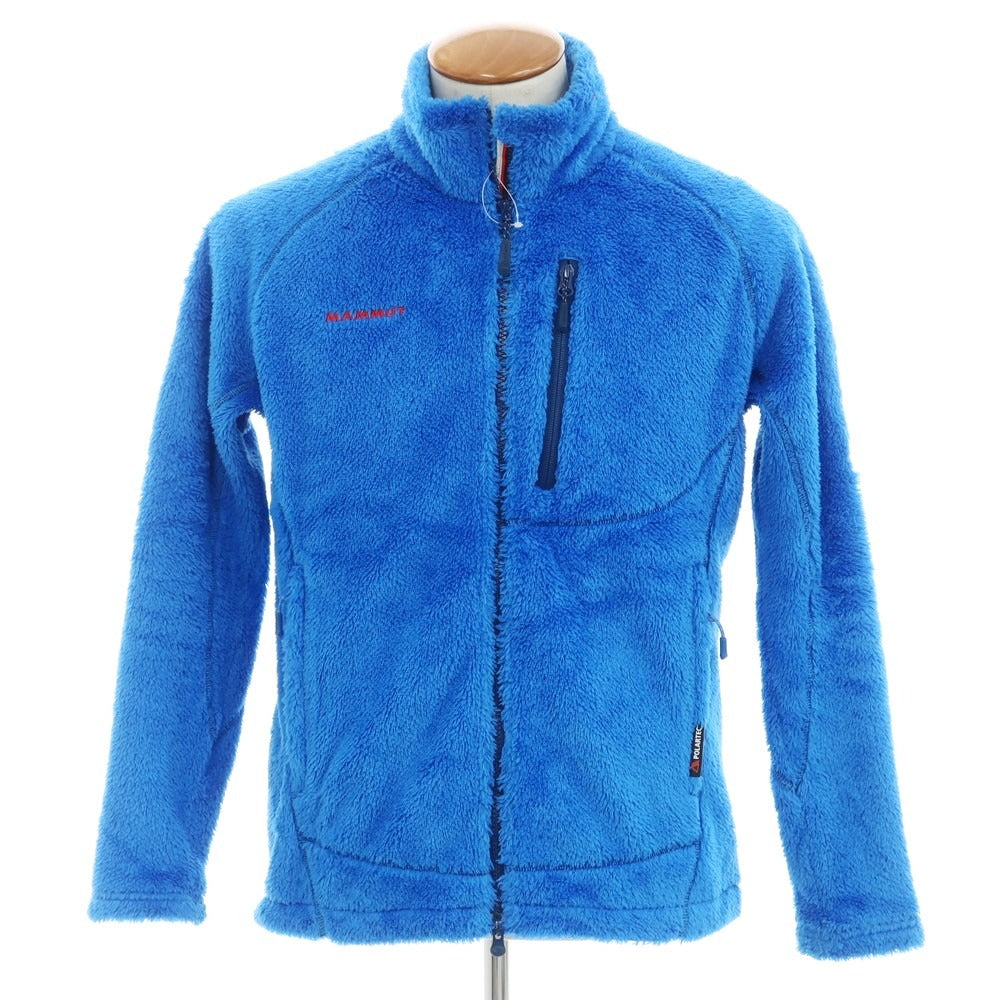 【中古】マムート Mammut POLARTEC ポリエステル系 ジップアップ フリースジャケット ブルー【 M 】【 状態ランクC 】【 メンズ 】