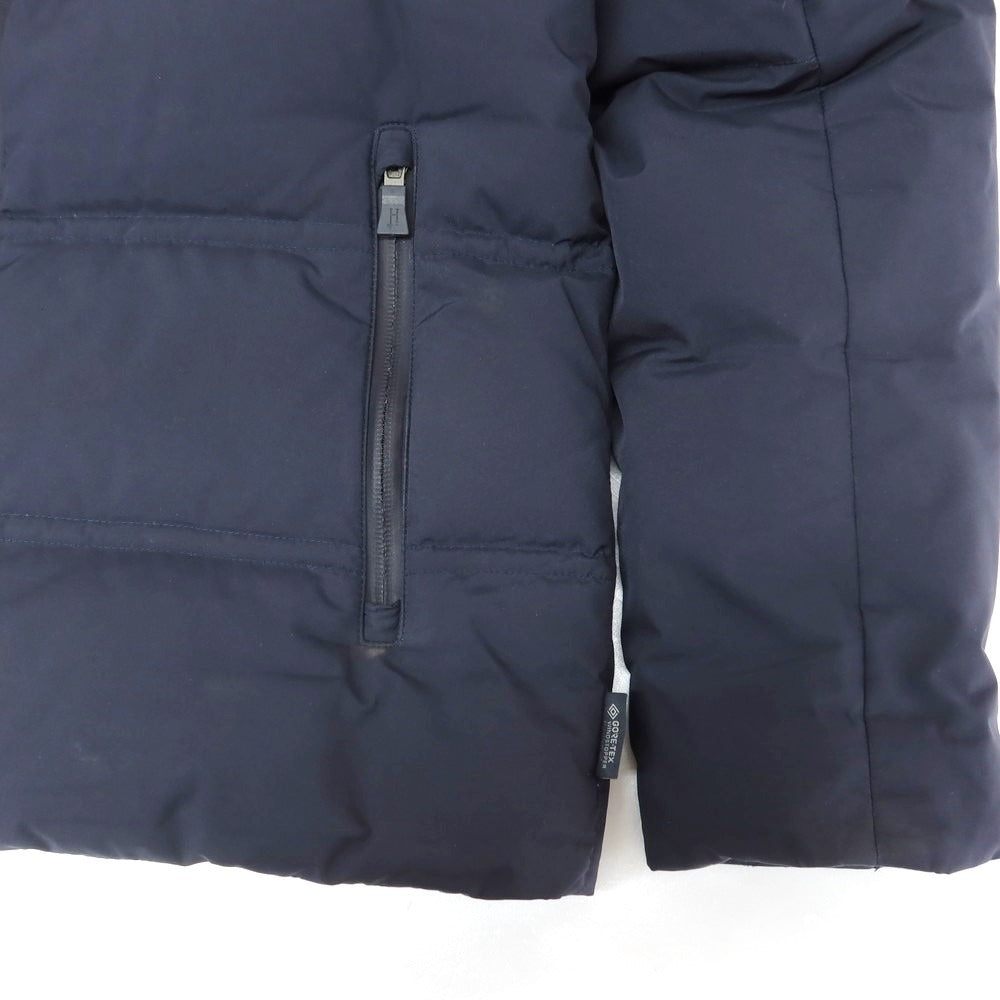 【中古】ヘルノ Herno Laminar GORE-TEX WINDSTOPPER ジップアップ ダウンジャケット ネイビー【 46 】【 状態ランクC 】【 メンズ 】