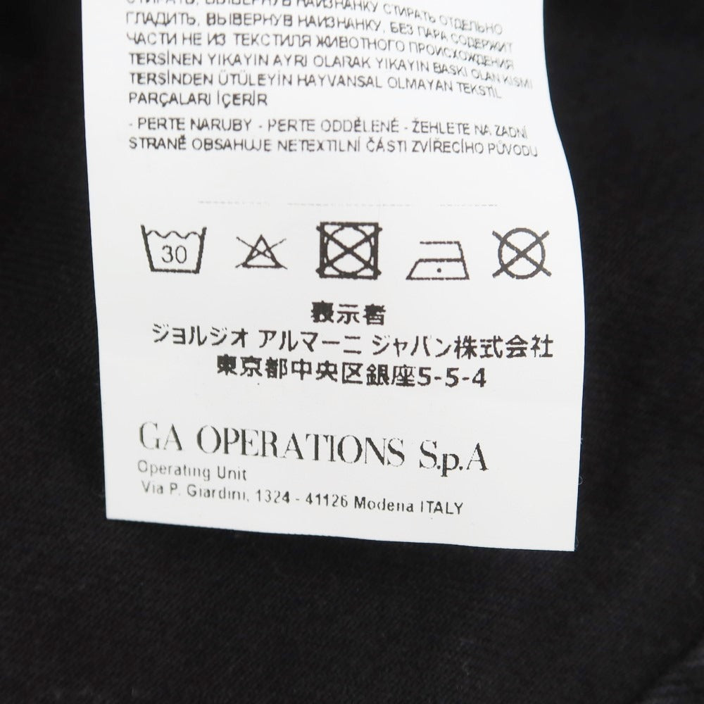 【中古】アルマーニ エクスチェンジ A/X ARMANI EXCHANGE ストレッチ Gジャン デニムジャケット ブラック【 XL 】【 状態ランクB 】【 メンズ 】