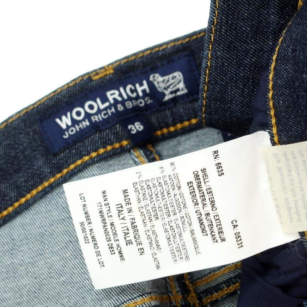 【中古】ウールリッチ WOOLRICH ストレッチ ジーンズ デニムパンツ ネイビー【 36 】【 状態ランクB 】【 メンズ 】