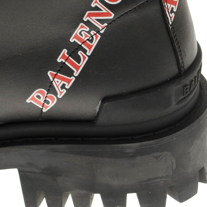 【中古】バレンシアガ BALENCIAGA STRIKE LACE-UP ロゴ レースアップブーツ ブラック【 42 】【 状態ランクA 】【 メンズ 】