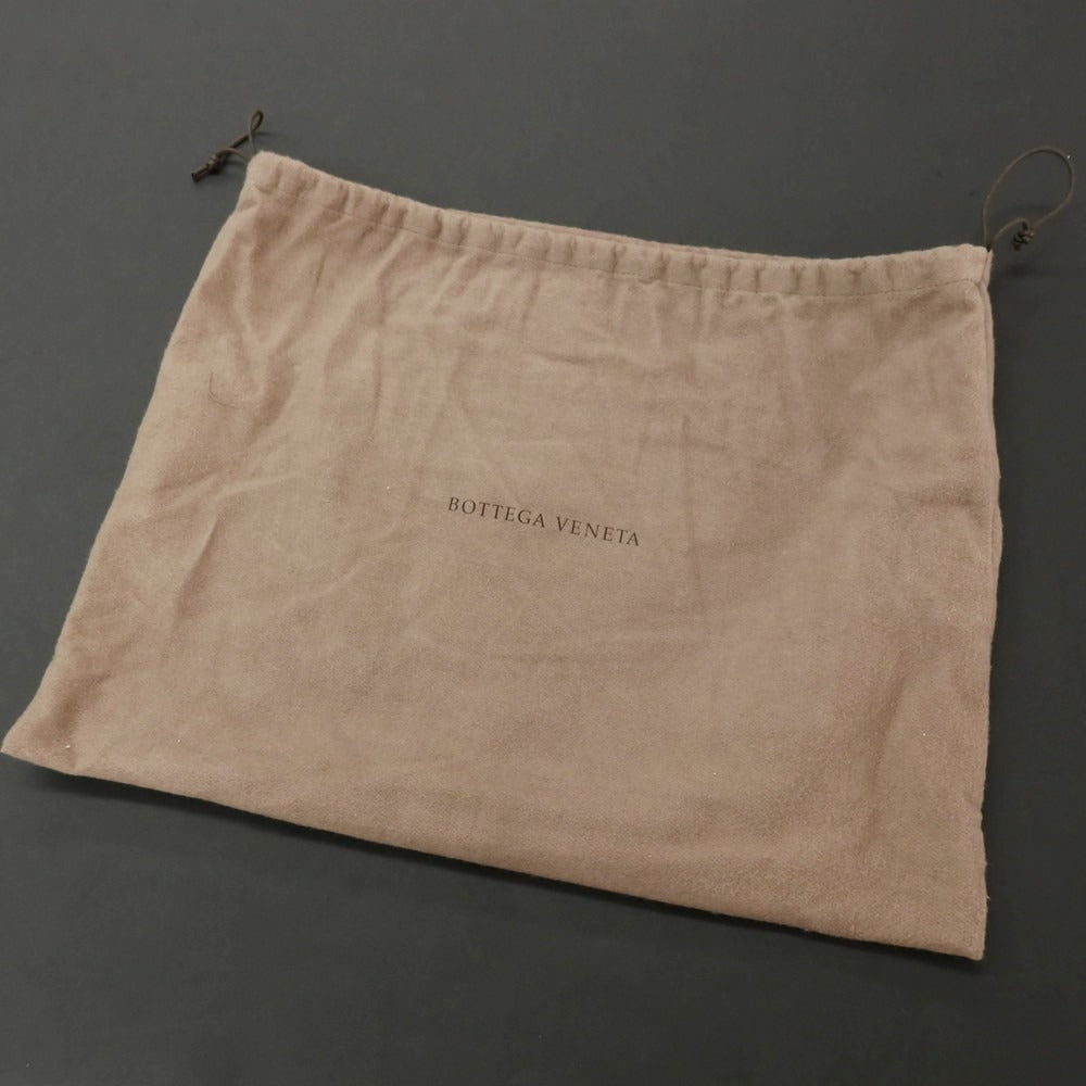 【中古】ボッテガヴェネタ BOTTEGAVENETA レザー イントレチャート クラッチバッグ ブラウン【 状態ランクA 】【 メンズ 】 [EPD]
