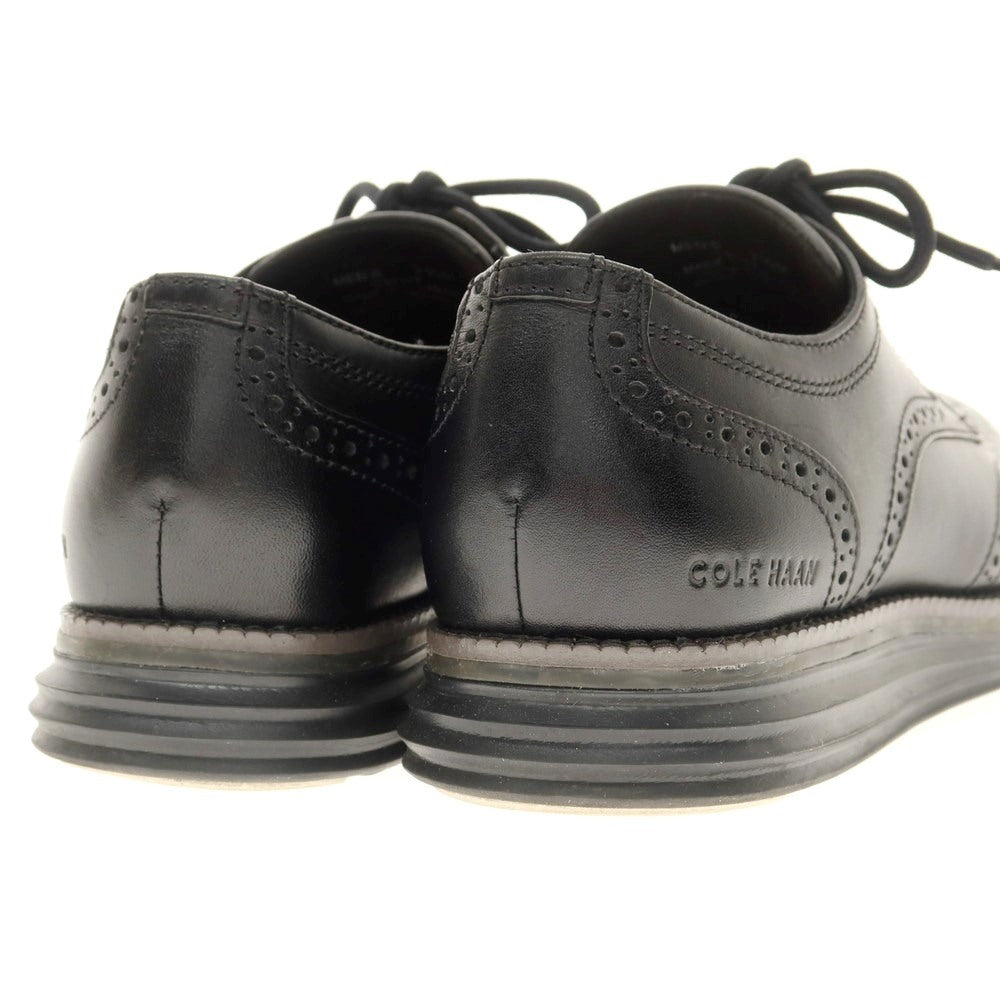 【中古】コールハーン COLE HAAN OG ENERGY MERID SHORTWING OX レザー ドレススニーカー ブラック【 7 1/2 】【 状態ランクB 】【 メンズ 】