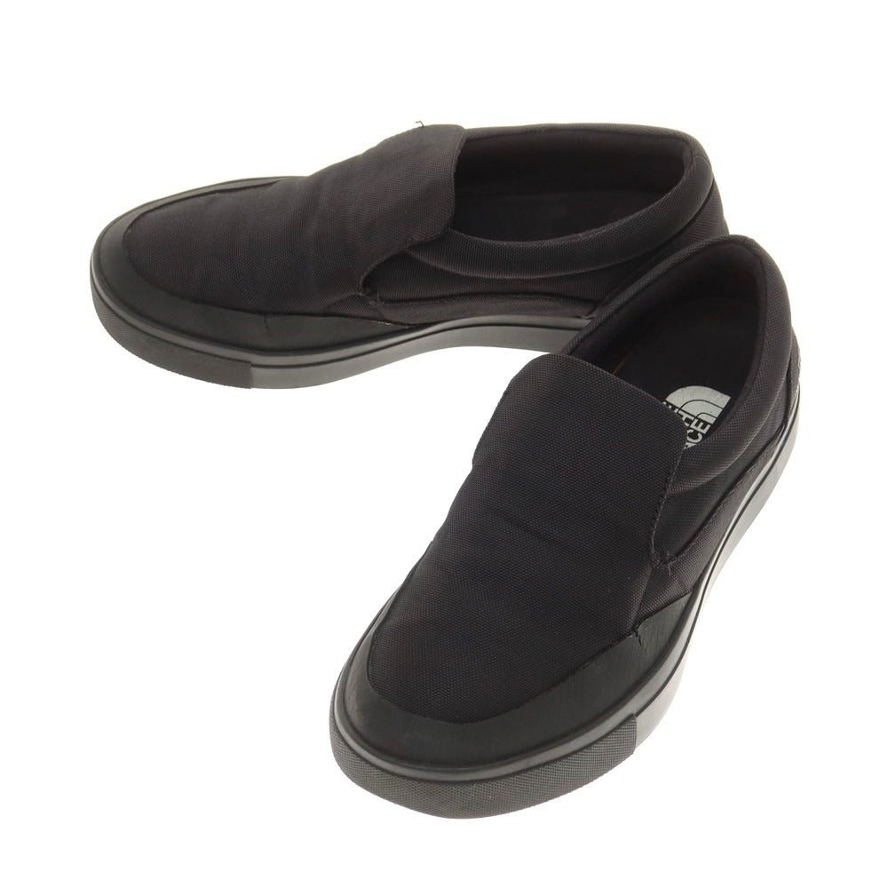 【中古】ザノースフェイス THE NORTH FACE Shuttle Slip-On WP CORDURA スリッポン スニーカー ブラック【 25cm 】【 状態ランクC 】【 メンズ 】