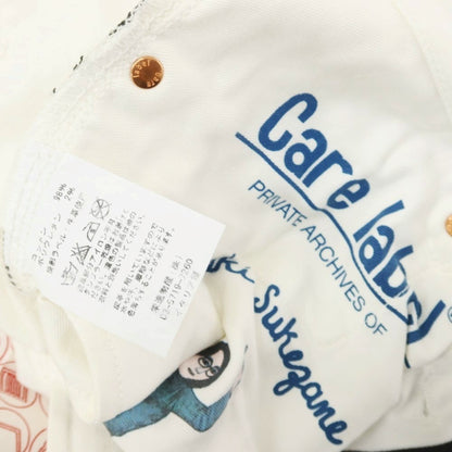 【中古】ケアレーベル Care label コットンツイル 5ポケットパンツ ホワイト【 31 】【 状態ランクB 】【 メンズ 】