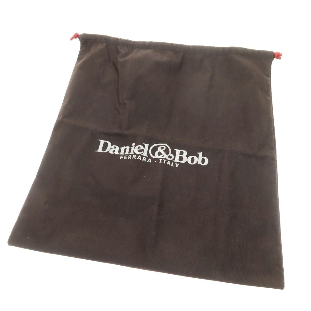 【中古】ダニエルアンドボブ Daniel &amp; Bob TOMORROWLAND別注 型押しレザー ショルダーバッグ ブラウン【 状態ランクB 】【 メンズ 】